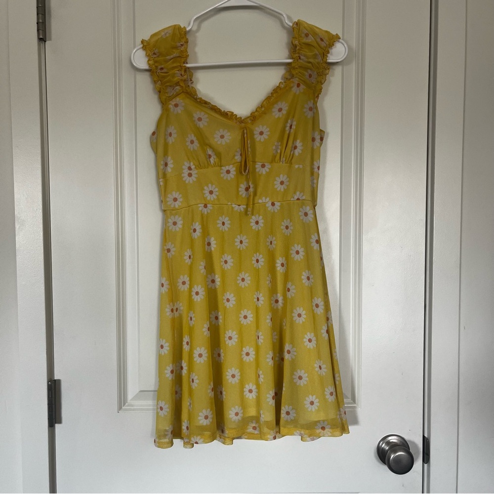 Inspired Hearts Yellow Sweetheart Sundress
